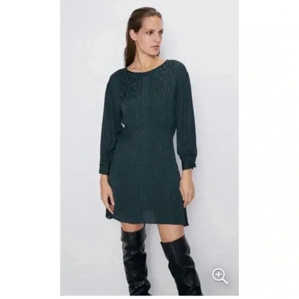 Elegant Dark Green Dress